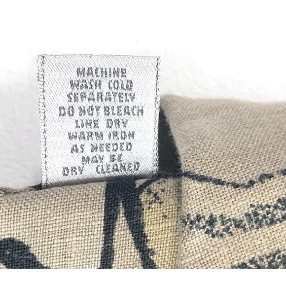 Chico's Linen Jacket LOVE HAPPY JOY Abstract Graffiti - Picture 8 of 12